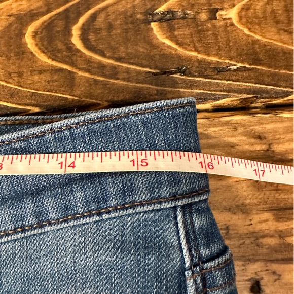 Madewell Jeans Womens 29 ankle 9" High Rise Skinny Distressed J6523 raw hem - Picture 3 of 10